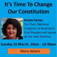 Kirsty Parker, speaker at CCJP's Sunday Seminar March 2015 Seminar2015March Australia 
