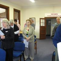 International Day of Peace: 
Facing North - to bring love and peace into the world. Facing North 